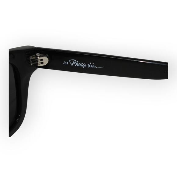 LindaFarrow x 3.1 Phillip Lim Sunglasses Black Silver Small 50 20-140 CAT3 - Picture 5 of 15